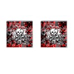 Skull Splatter Cufflinks (Square)