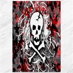 Skull Splatter Canvas 12  x 18 