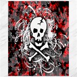 Skull Splatter Canvas 16  x 20 