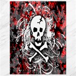 Skull Splatter Canvas 18  x 24 