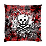 Skull Splatter Cushion Case (One Side)