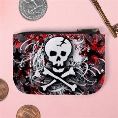 Skull Splatter Mini Coin Purse from ArtsNow.com Back