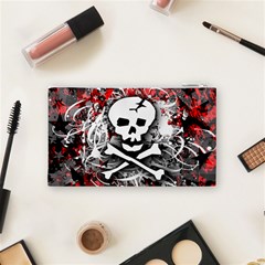 Skull Splatter Cosmetic Bag (Small) from ArtsNow.com Back