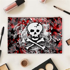 Skull Splatter Cosmetic Bag (Large) from ArtsNow.com Back