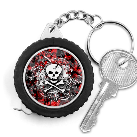 Skull Splatter Measuring Tape from ArtsNow.com Front