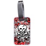 Skull Splatter Luggage Tag (two sides)