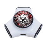 Skull Splatter 3-Port USB Hub