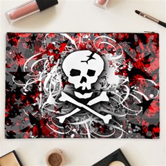Skull Splatter Cosmetic Bag (XXL) from ArtsNow.com Back