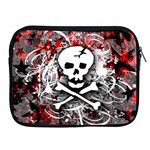 Skull Splatter Apple iPad 2/3/4 Zipper Case