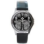 Spider Web Cross Round Metal Watch