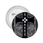 Spider Web Cross 2.25  Button