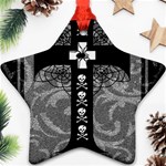 Spider Web Cross Ornament (Star)