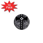 Spider Web Cross 1  Mini Magnet (10 pack) 