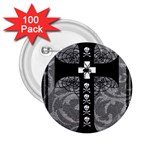 Spider Web Cross 2.25  Button (100 pack)