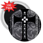 Spider Web Cross 3  Magnet (100 pack)