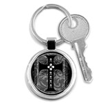 Spider Web Cross Key Chain (Round)