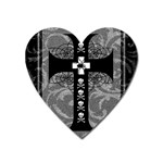 Spider Web Cross Magnet (Heart)