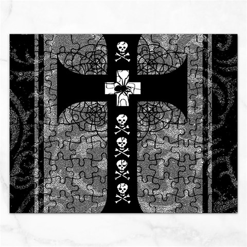 Spider Web Cross Jigsaw Puzzle (Rectangular) from ArtsNow.com Front
