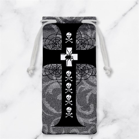 Spider Web Cross Jewelry Bag from ArtsNow.com Front