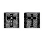 Spider Web Cross Cufflinks (Square)