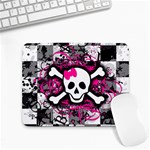 Splatter Girly Skull Small Mousepad