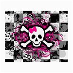 Splatter Girly Skull Glasses Cloth (Small)