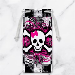 Splatter Girly Skull Jewelry Bag from ArtsNow.com Front