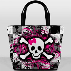 Splatter Girly Skull Bucket Bag from ArtsNow.com Back