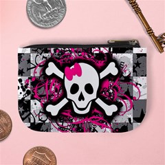 Splatter Girly Skull Mini Coin Purse from ArtsNow.com Back