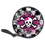 Splatter Girly Skull Classic 20-CD Wallet