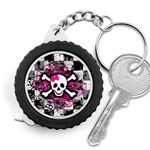 Splatter Girly Skull Measuring Tape