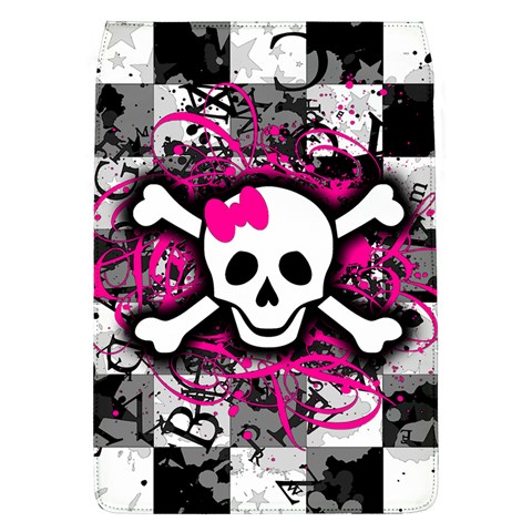 Splatter Girly Skull Removable Flap Cover (Large) from ArtsNow.com Front