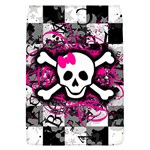 Splatter Girly Skull Removable Flap Cover (Large)