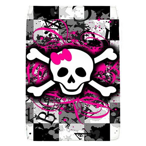Splatter Girly Skull Removable Flap Cover (Small) from ArtsNow.com Front