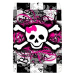 Splatter Girly Skull Removable Flap Cover (Small)