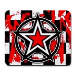 Star Checkerboard Splatter Large Mousepad