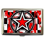 Star Checkerboard Splatter Cigarette Money Case