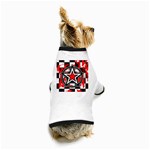 Star Checkerboard Splatter Dog T-Shirt