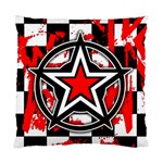 Star Checkerboard Splatter Cushion Case (One Side)