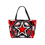 Star Checkerboard Splatter Classic Shoulder Handbag