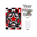 Star Checkerboard Splatter Playing Cards 54 (Mini)