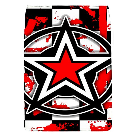 Star Checkerboard Splatter Removable Flap Cover (Small) from ArtsNow.com Front