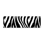 Zebra Pattern Sticker Bumper (10 pack)