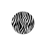 Zebra Pattern Golf Ball Marker