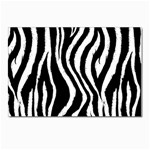Zebra Pattern Postcard 4 x 6  (Pkg of 10)