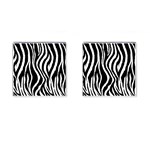 Zebra Pattern Cufflinks (Square)
