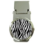 Zebra Pattern Money Clip Watch
