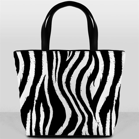 Zebra Pattern Bucket Bag from ArtsNow.com Front