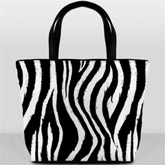 Zebra Pattern Bucket Bag from ArtsNow.com Back