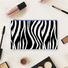 Zebra Pattern Cosmetic Bag (Medium) from ArtsNow.com Front